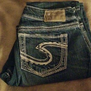 Silver jeans